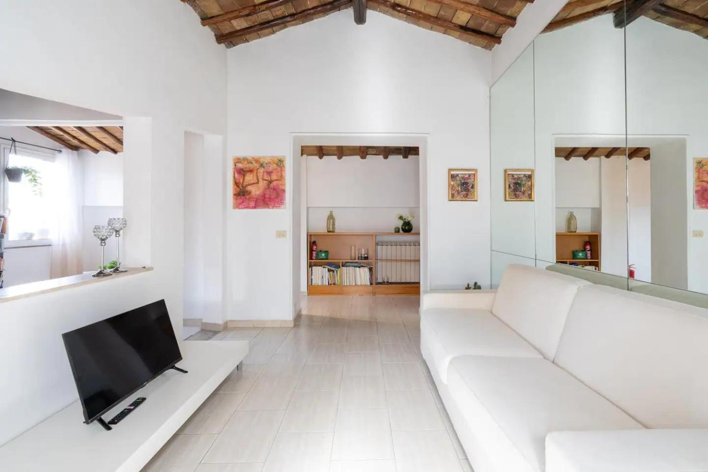 15 Min From Piazza Venezia Skyline Sanctuary In Trastevere Buitenkant foto